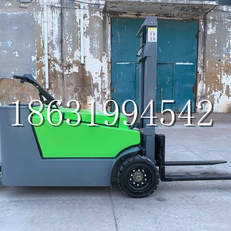 石河子市小型电动叉车1吨2吨步行站驾式电瓶堆高充电装卸车液压升降车铲车